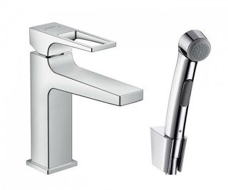 Смеситель Hansgrohe Metropol 74522000 для раковины с гигиеническим душем
